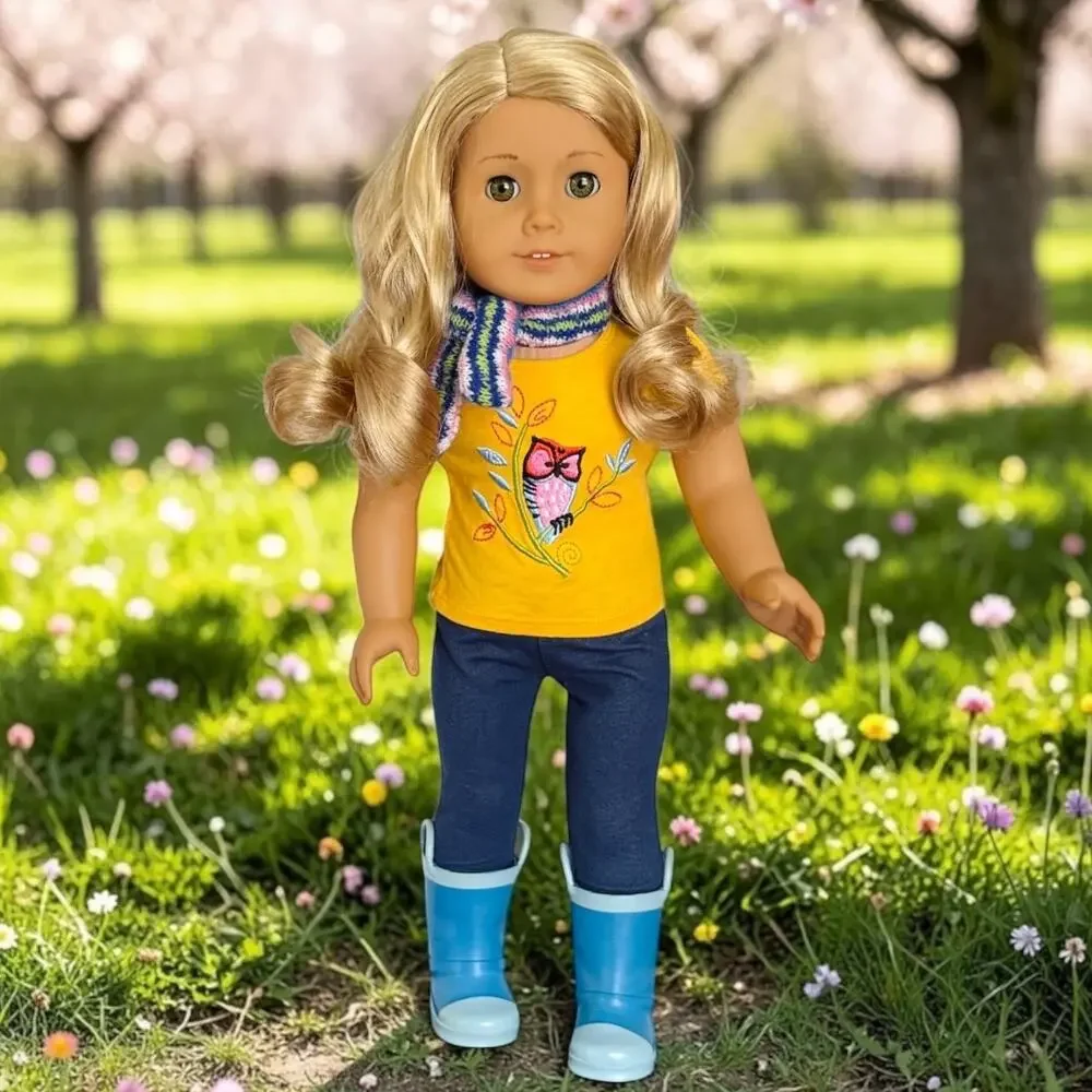American Girl of the Year Lanie Holland in Box with Nature Outfit